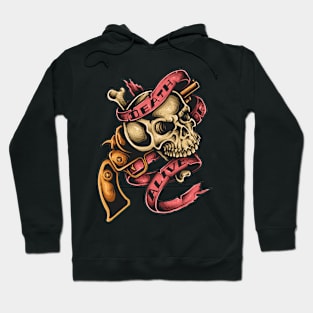 Skull logo Hoodie